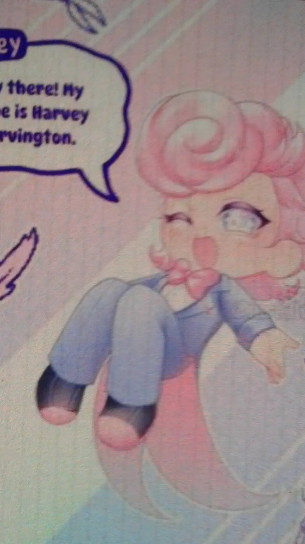 ai character: harvey (LOVEMONEY) background