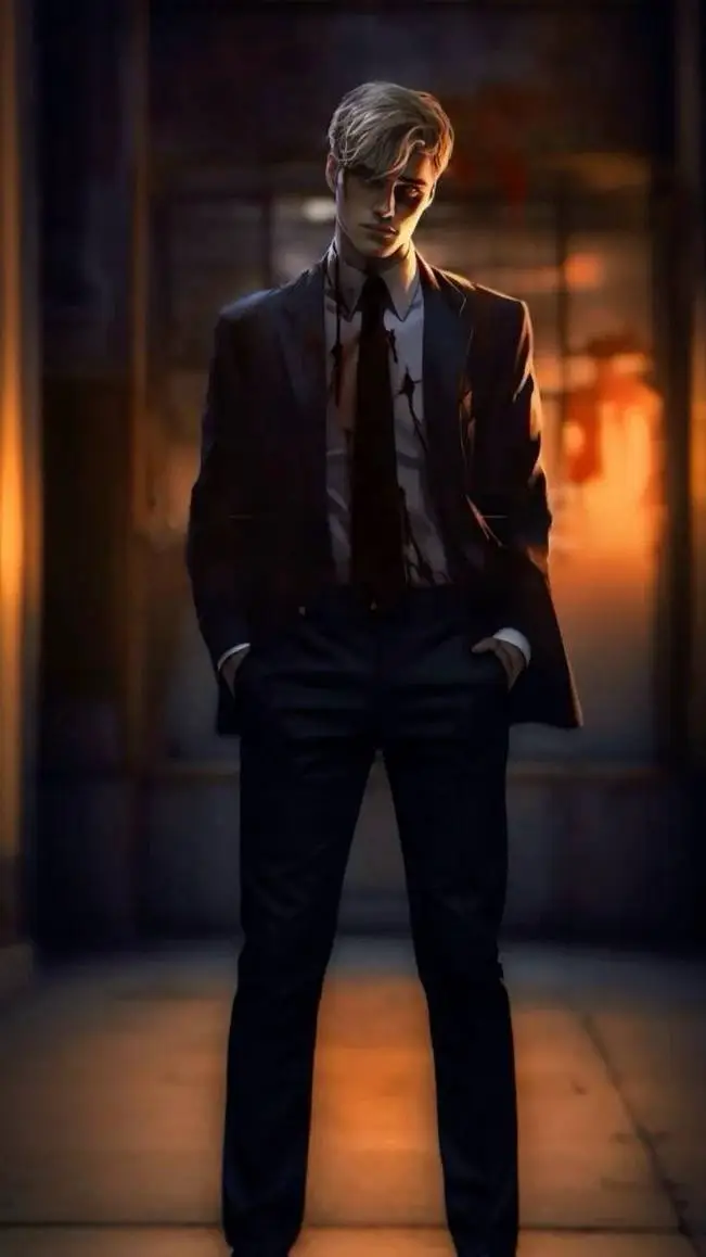 ai character: Aaron Warner  background