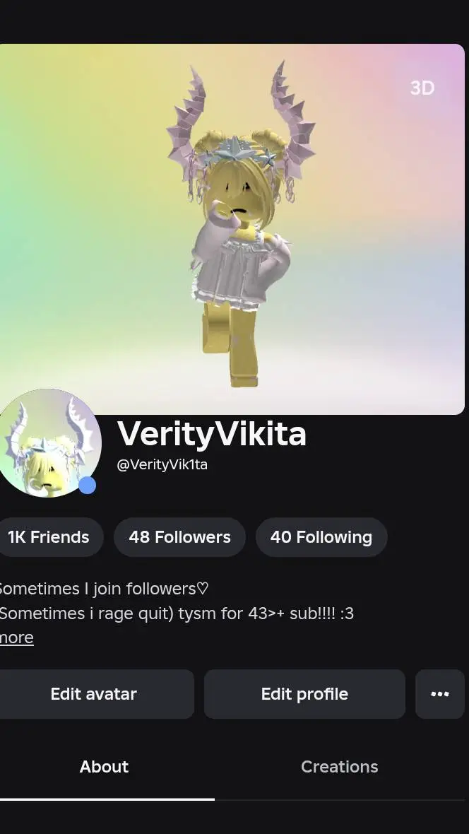 ai character: VerityVikitaYT mm2 background