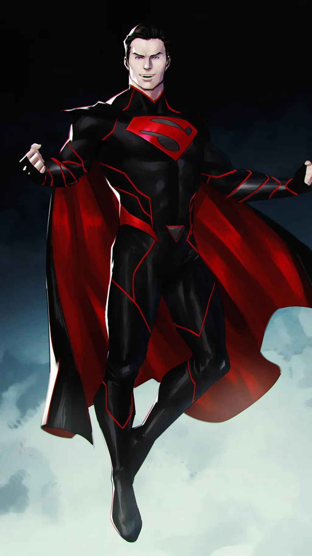 ai character: Vampire Superman background