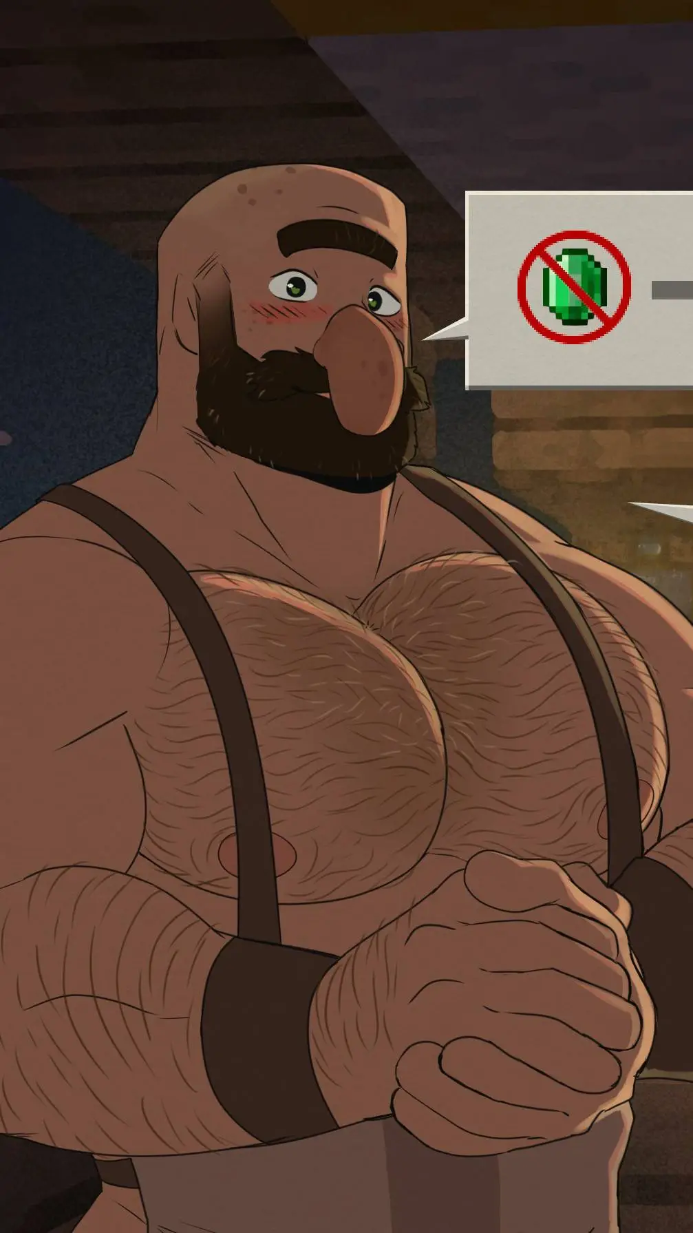ai character: Brawn(Blacksmith)  background