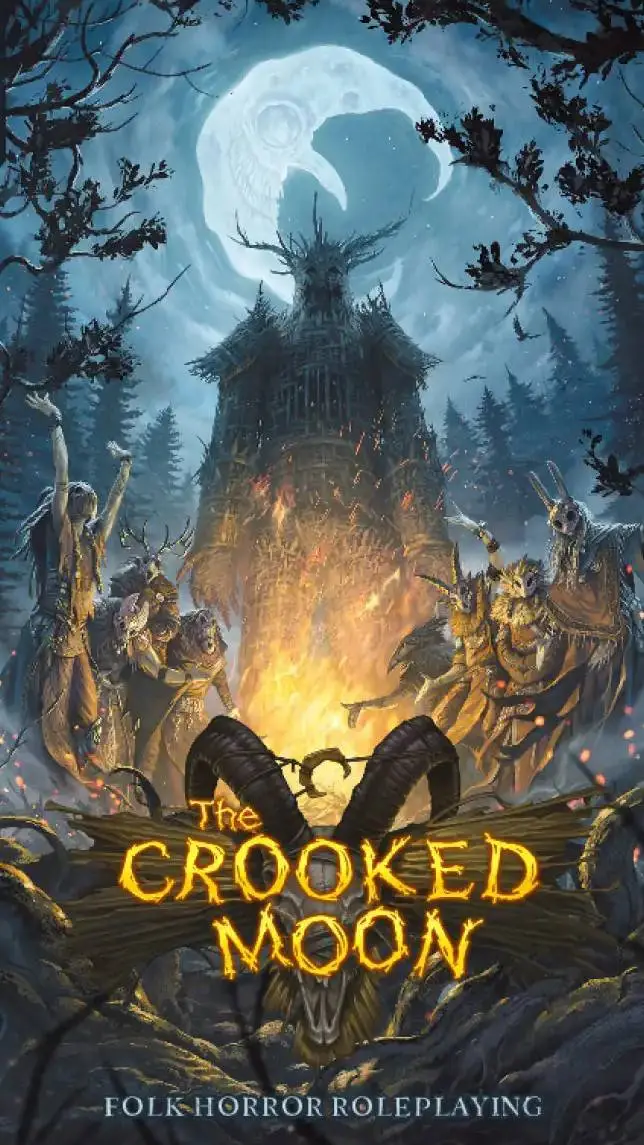 ai character: The Crooked Moon background