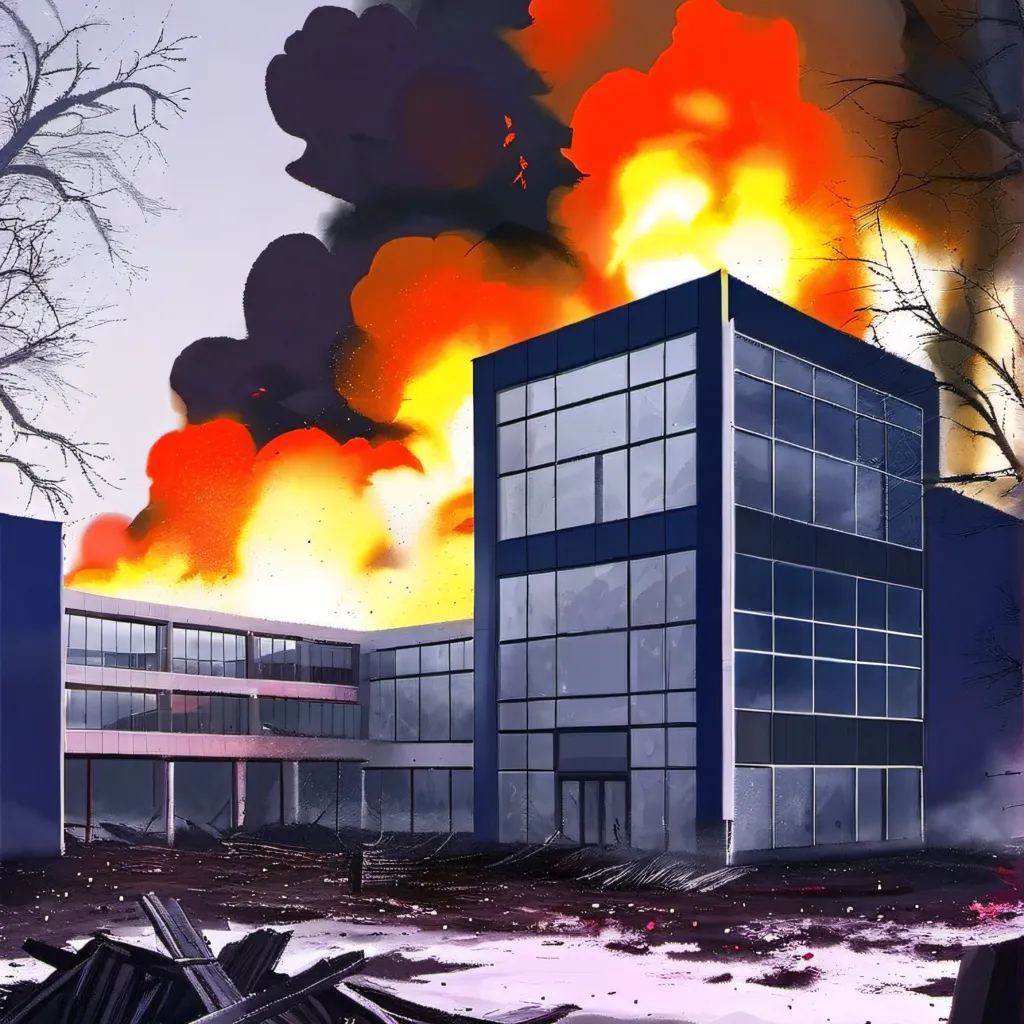 chat with ai character: school fire