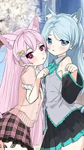 ai character: peace and heart background