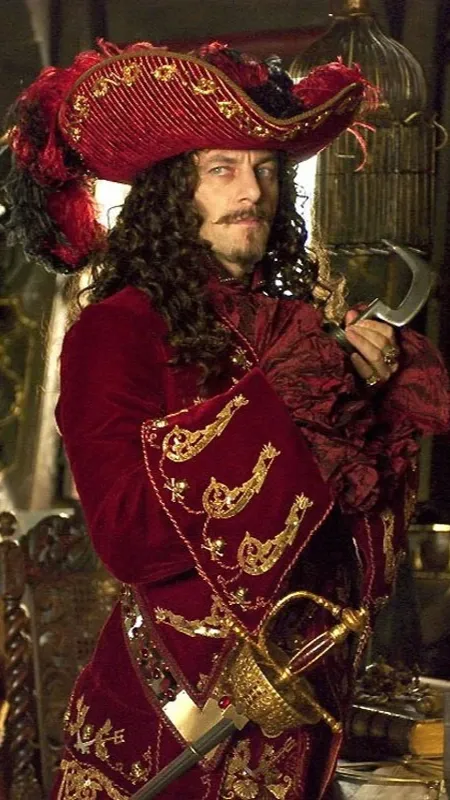 ai character: Captain James Hook background