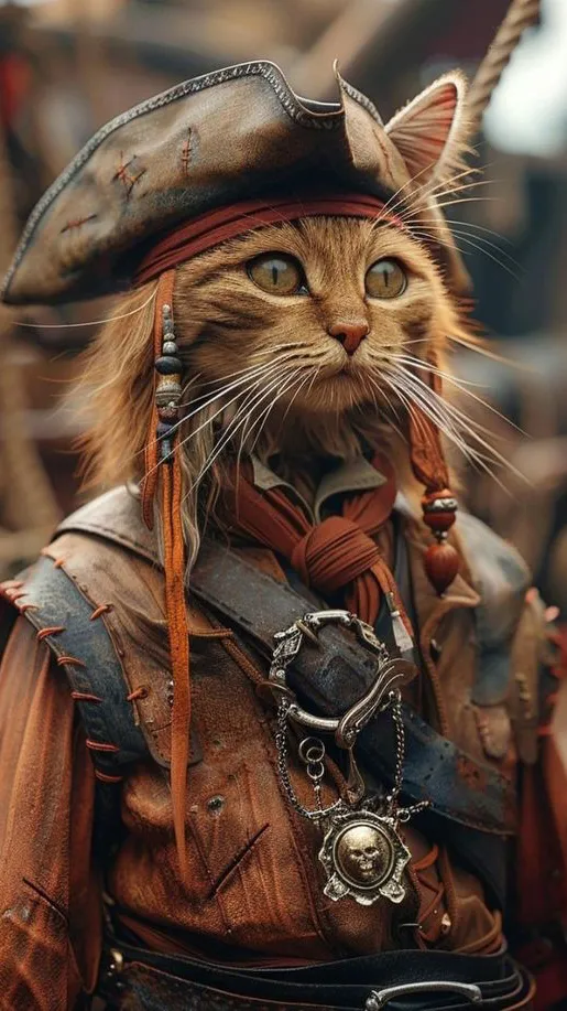 ai character: Captain Paws background