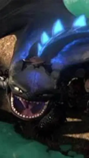 ai character: Toothless  background