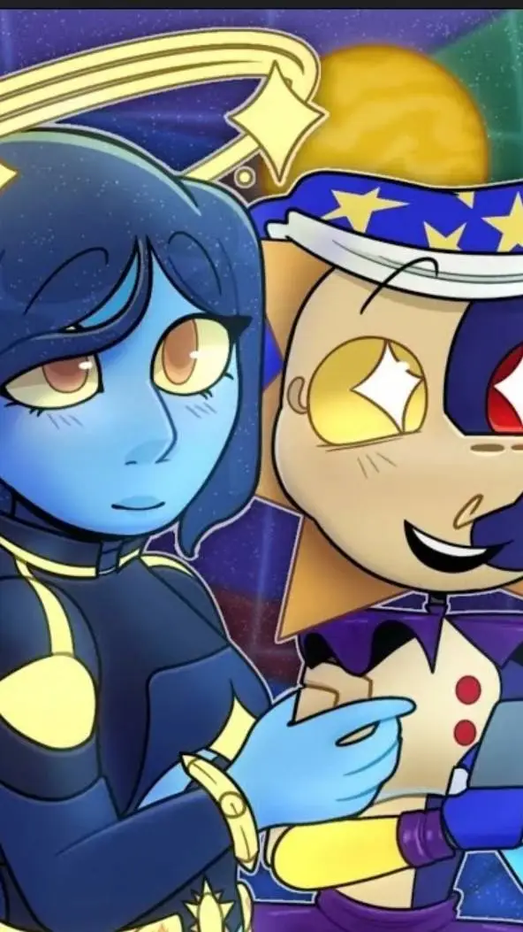 ai character: Eclipse and Saturn background