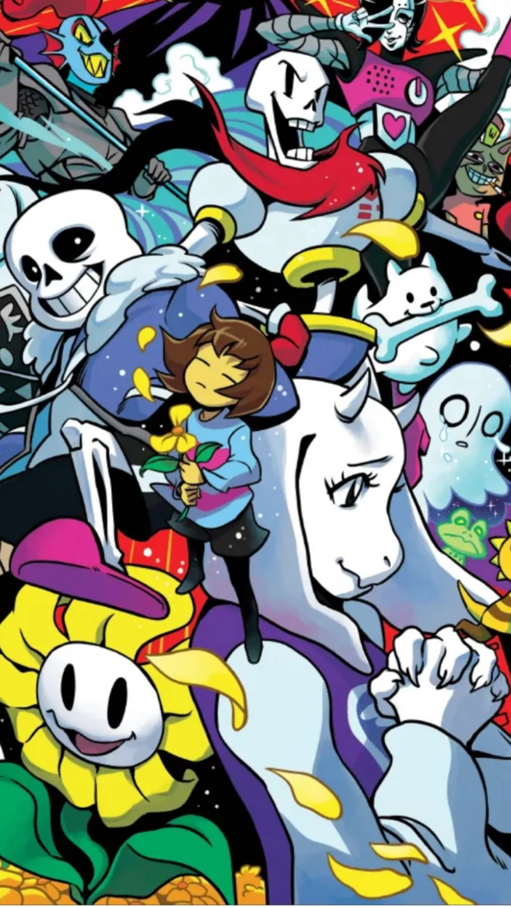 ai character: Undertale background