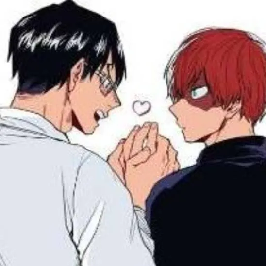 chat with ai character: 💙Iida X Todoroki🤍♥