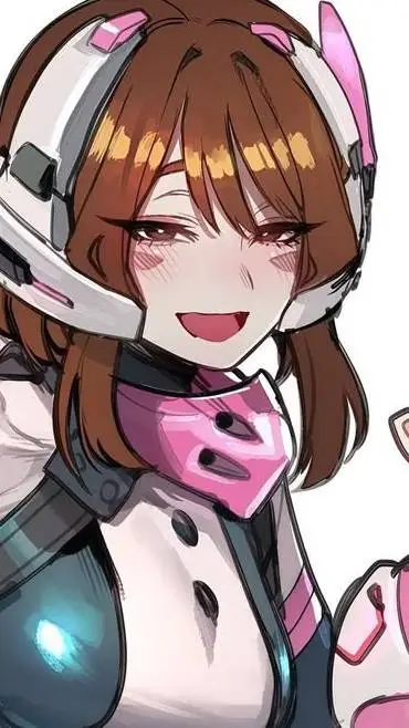 ai character: uraraka  background