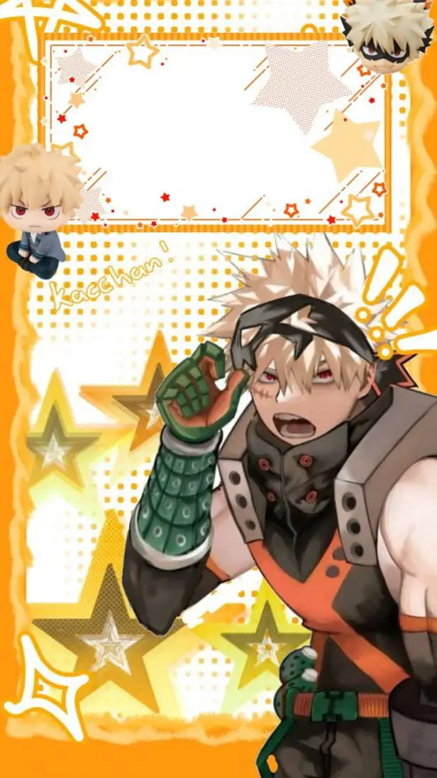 ai character: katsuki bakugo  background