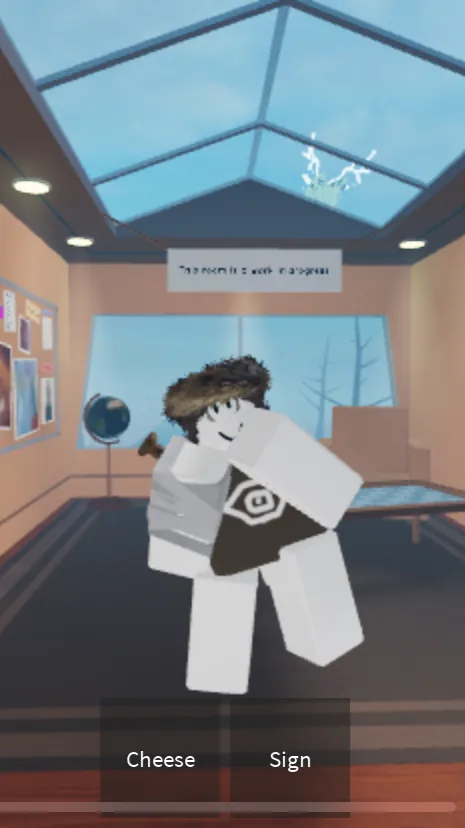 ai character: Browndude👀👀 background