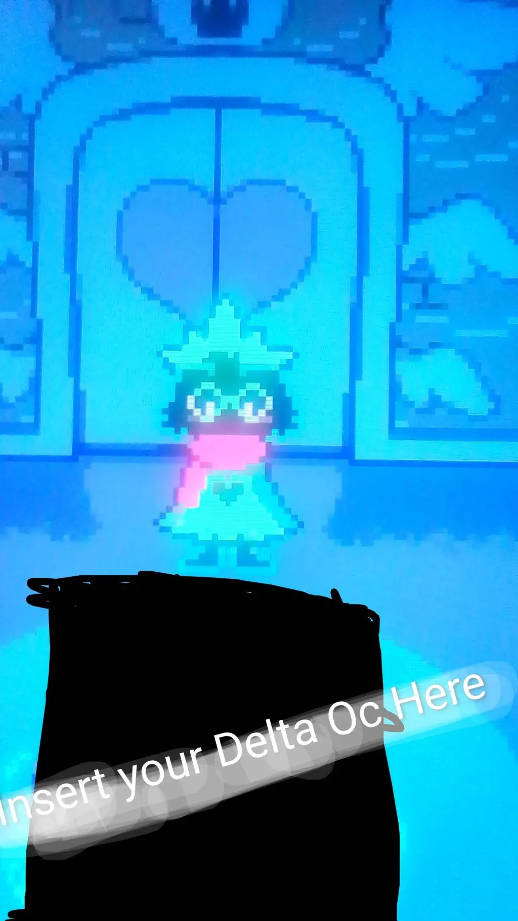 ai character: Ralsei x your Oc background