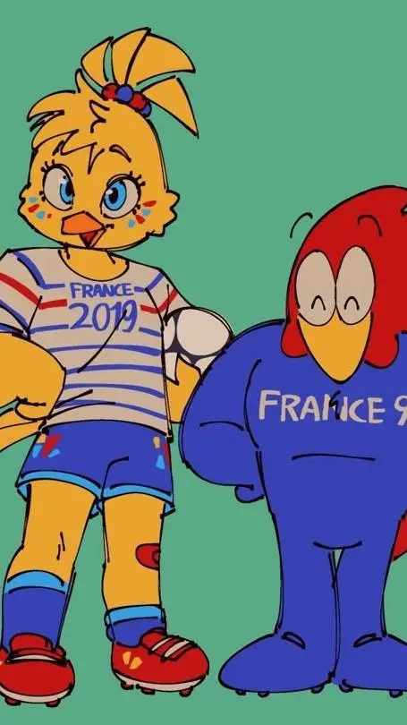 ai character: ottie y footix background
