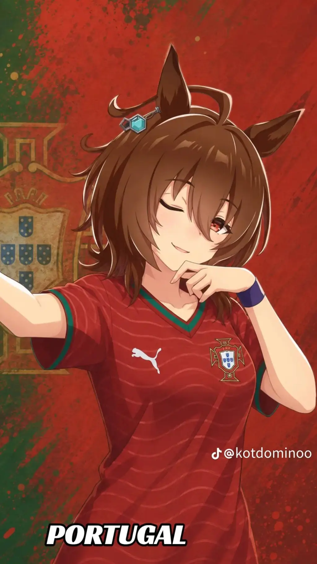 ai character: AGNES PORTUGUESA  background