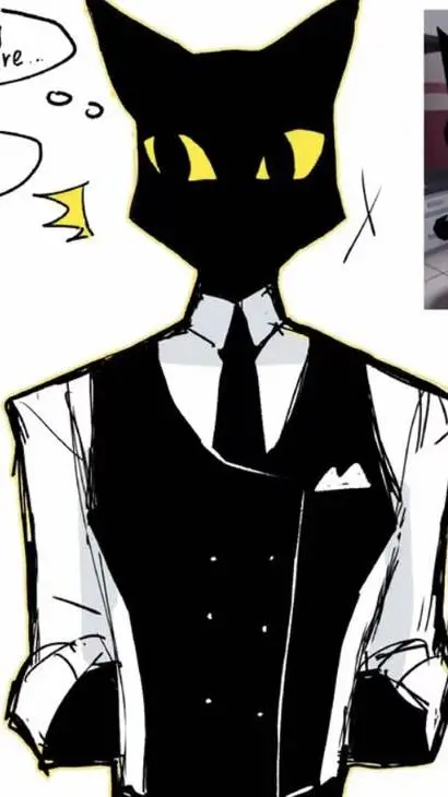 ai character: 😺 secret agent 😏 background