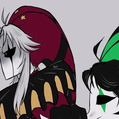 chat with ai character: Pierrot and him..