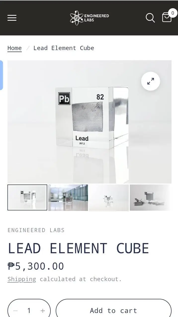 ai character: Lead Element Cube background