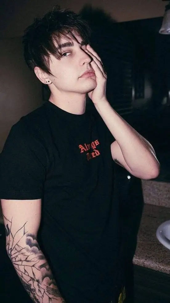 ai character: Colby Brock  background