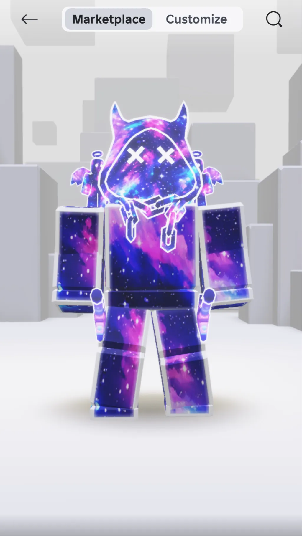 ai character: Galaxy Demon background