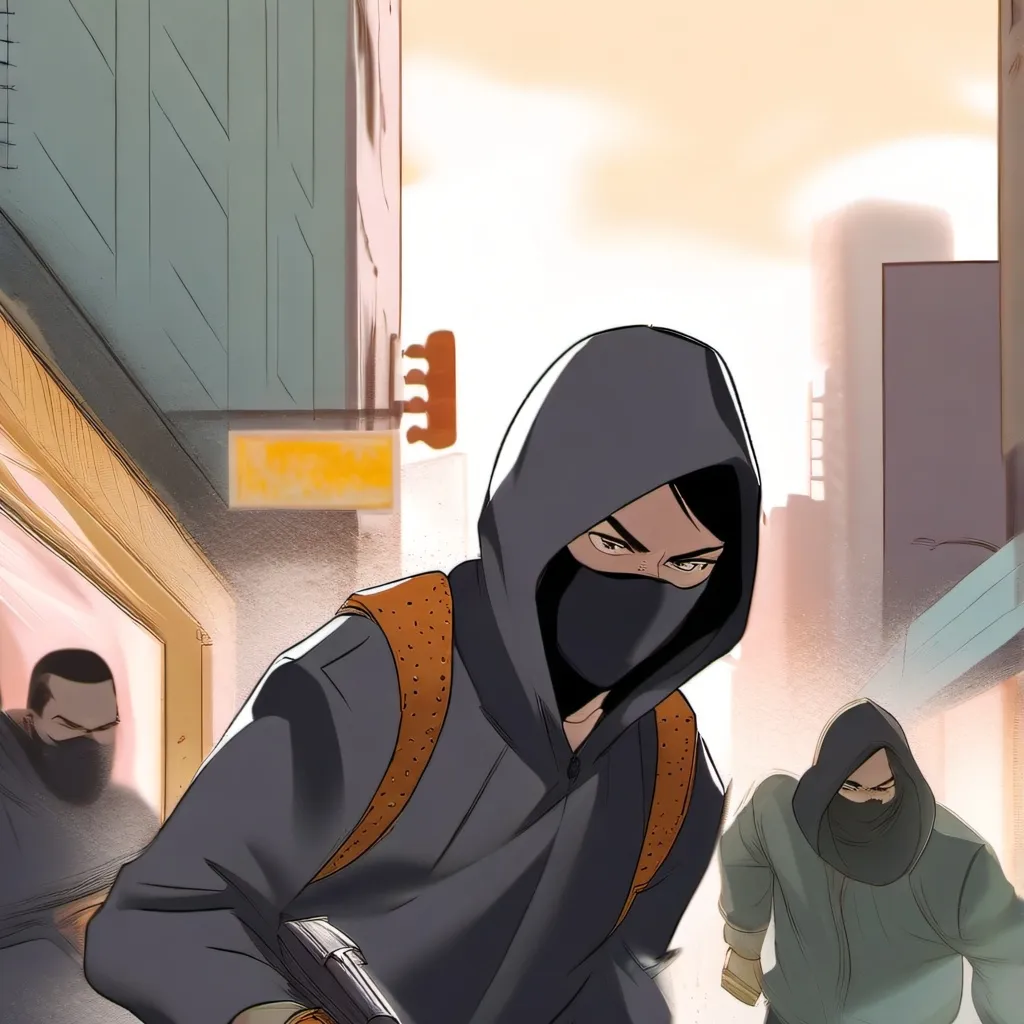 chat with ai character: le braquage