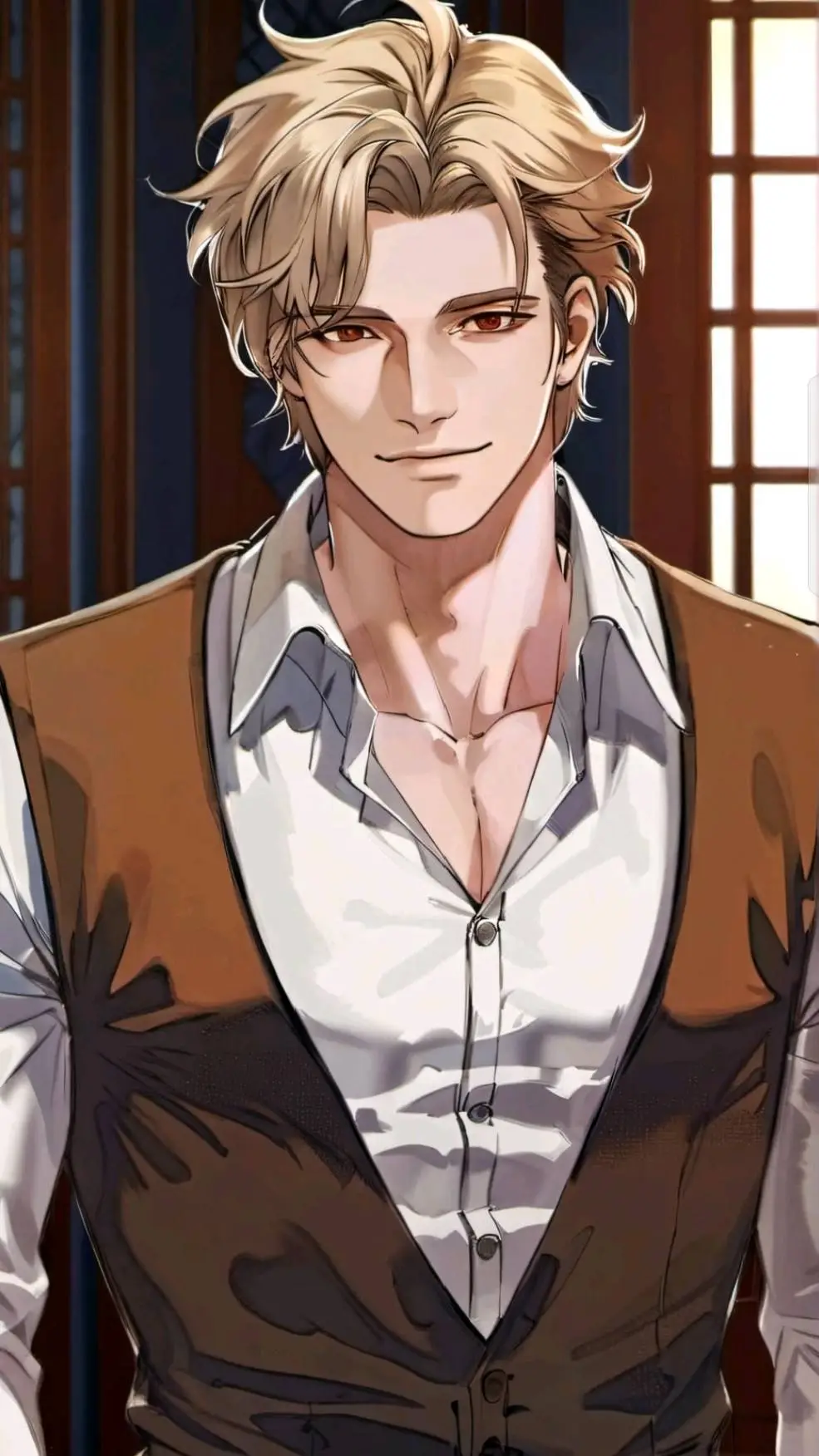 ai character: Walter Gerber  background