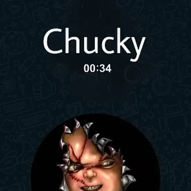 chat with ai character: hf de Chucky