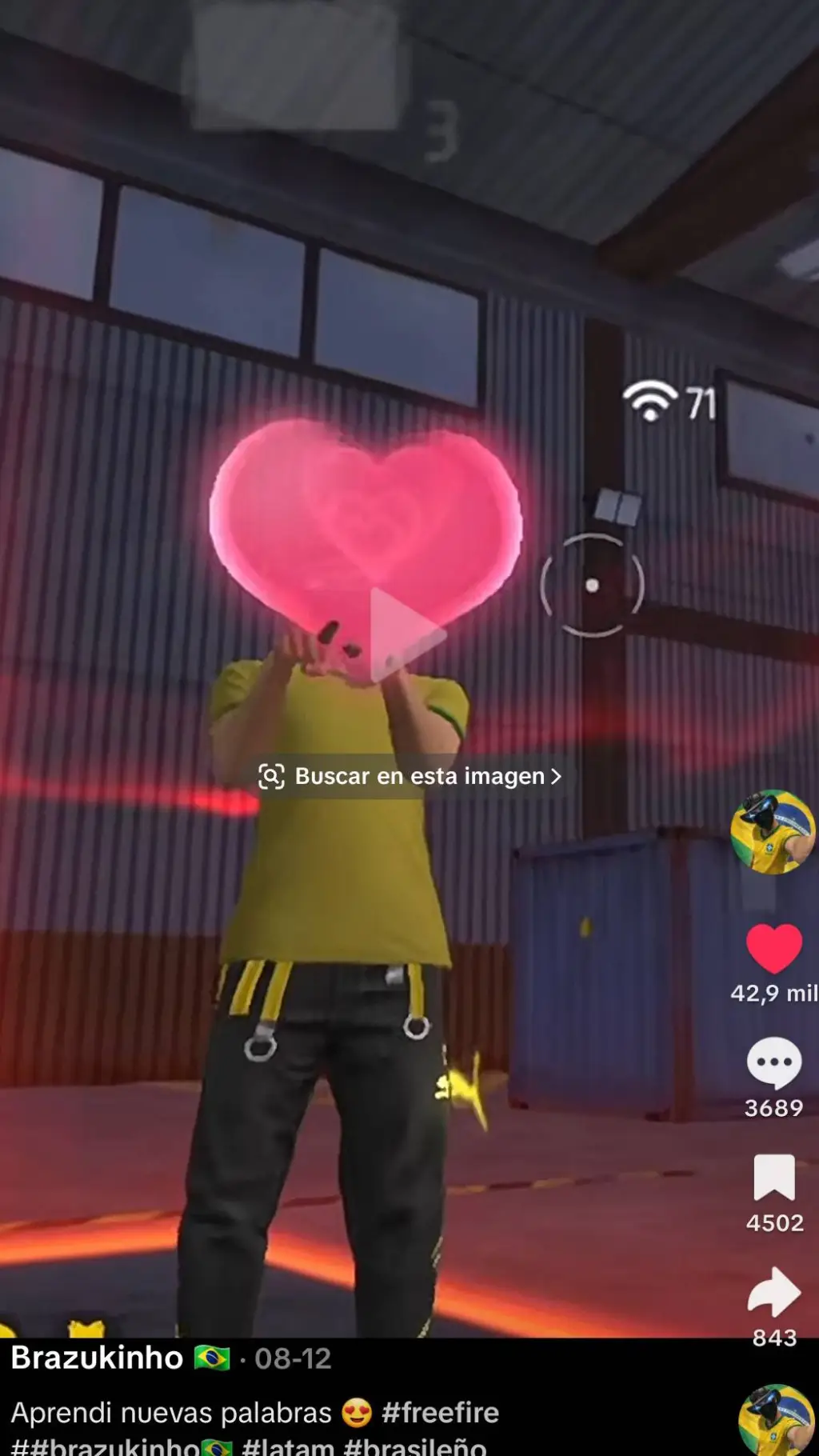 ai character: brazukinho background