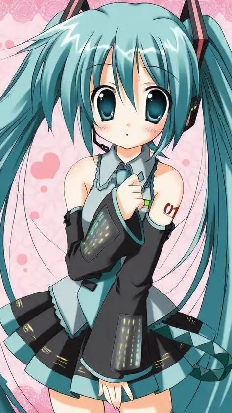 ai character: miku background