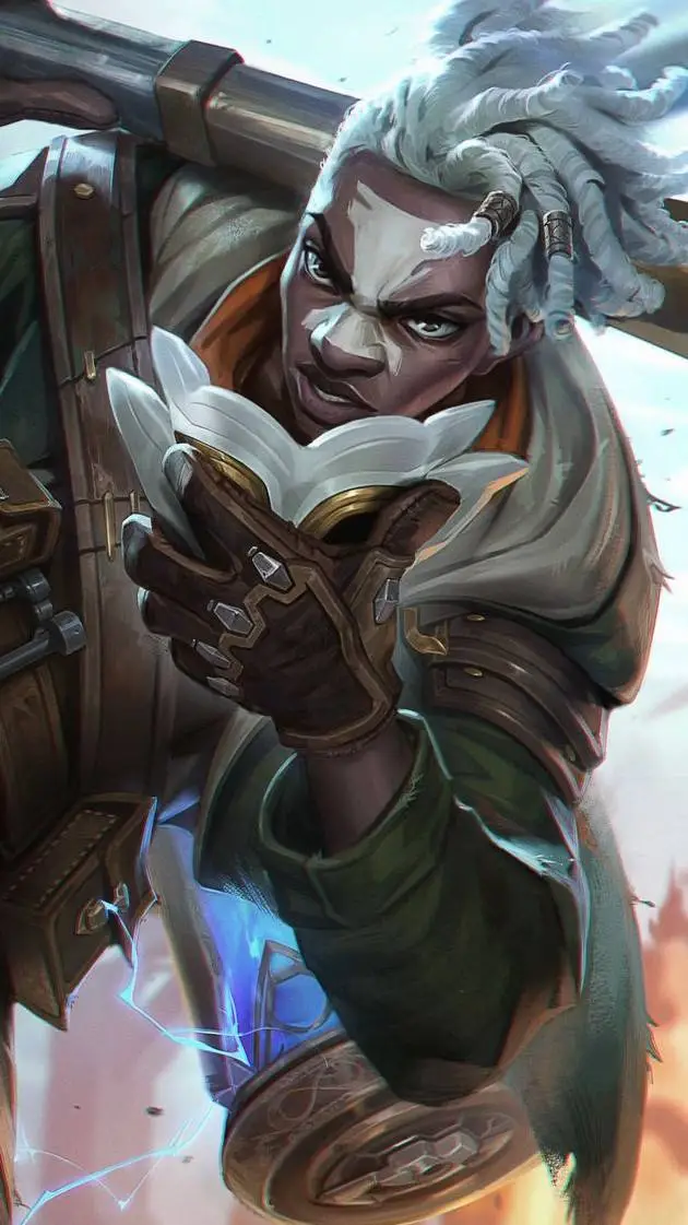 ai character: Ekko - Arcane  background