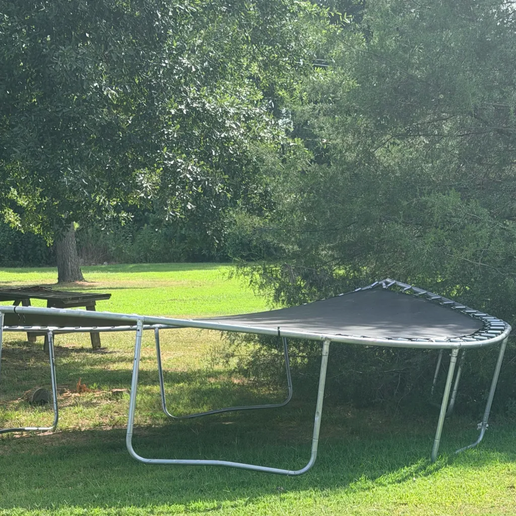 chat with ai character: Bented  trampoline