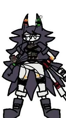 ai character: Miss circle  background