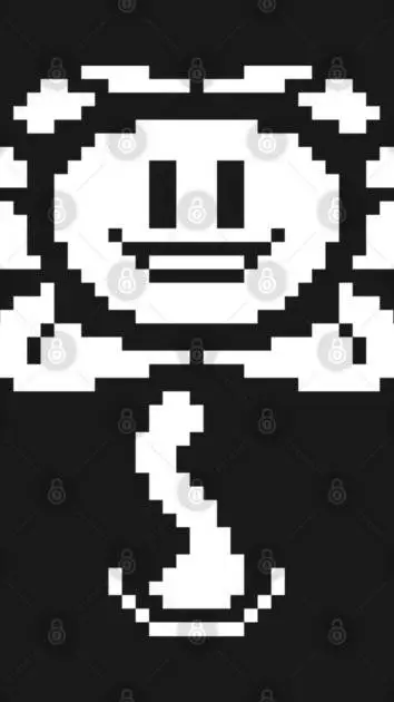 ai character: flowery background