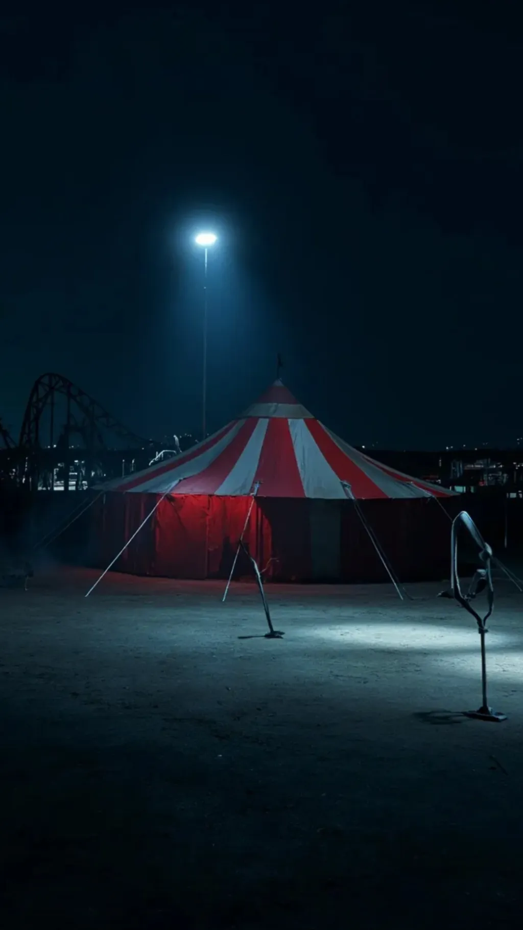 ai character: Tre freak circus background