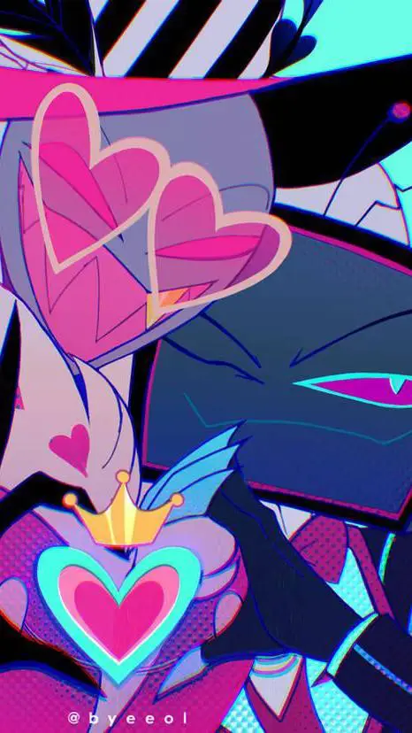 ai character: STATICMOTH :3  background