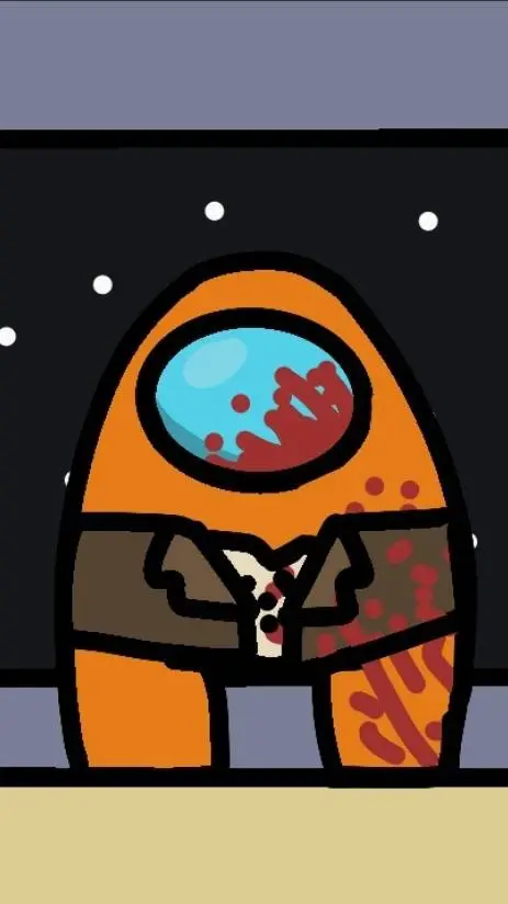 ai character: Naranja background