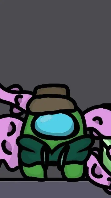 ai character: Verde background