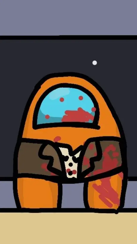 ai character: Naranja background