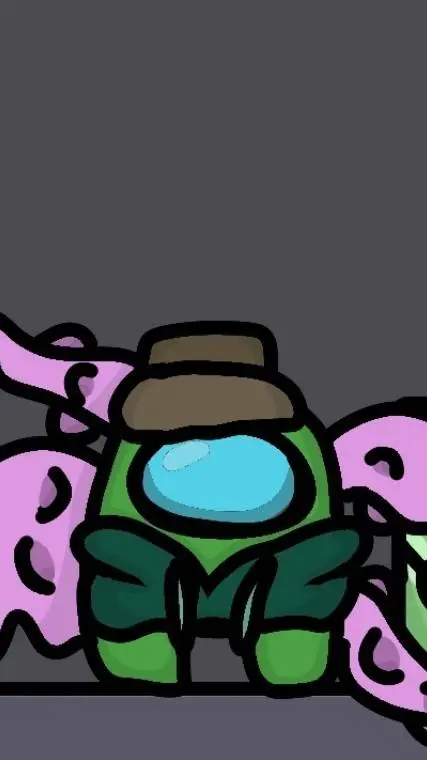 ai character: Verde background