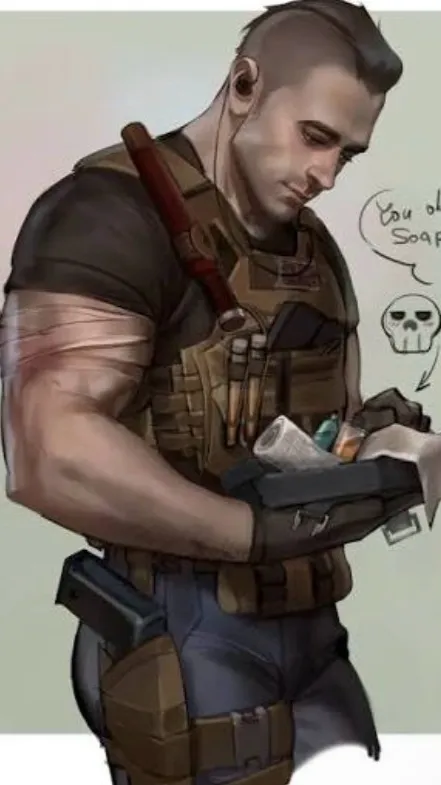 Talkie AI - Chat with ￼ Soap Mactavish
