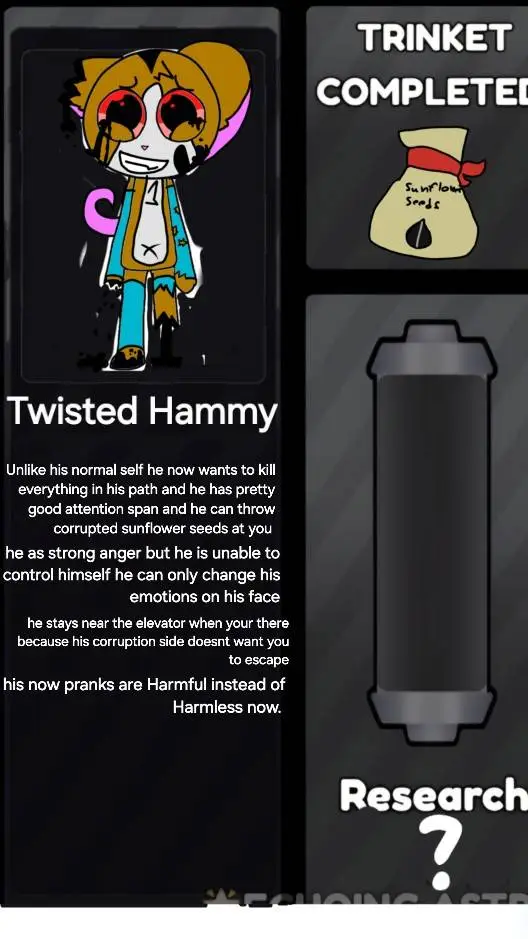 ai character: Twisted Hammy background