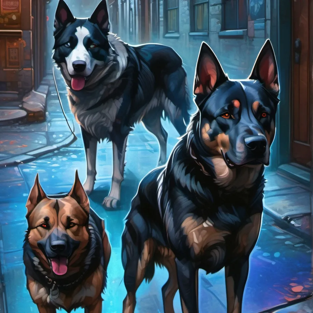 chat with ai character: Dog pack