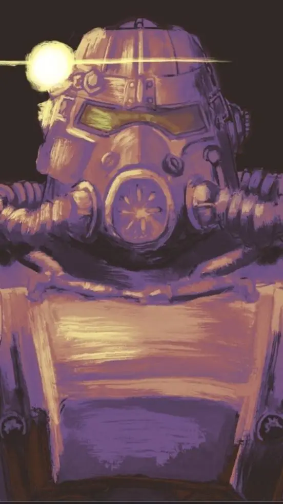 ai character: power armor background