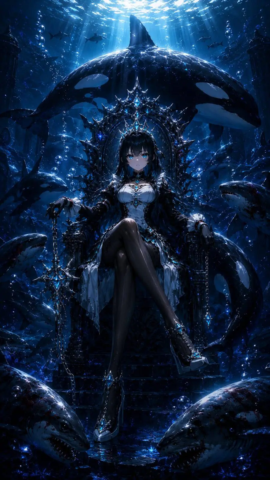 ai character: Rukka Queen  background