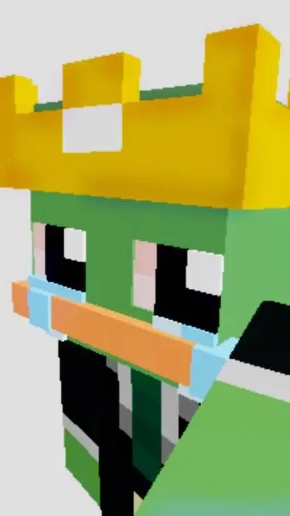 ai character: FroggydudeMC  background