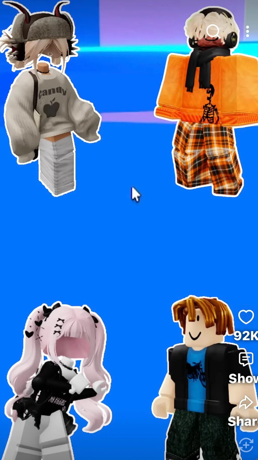 ai character: Roblox gc￼ background