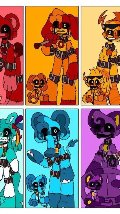 ai character: smiling criters background