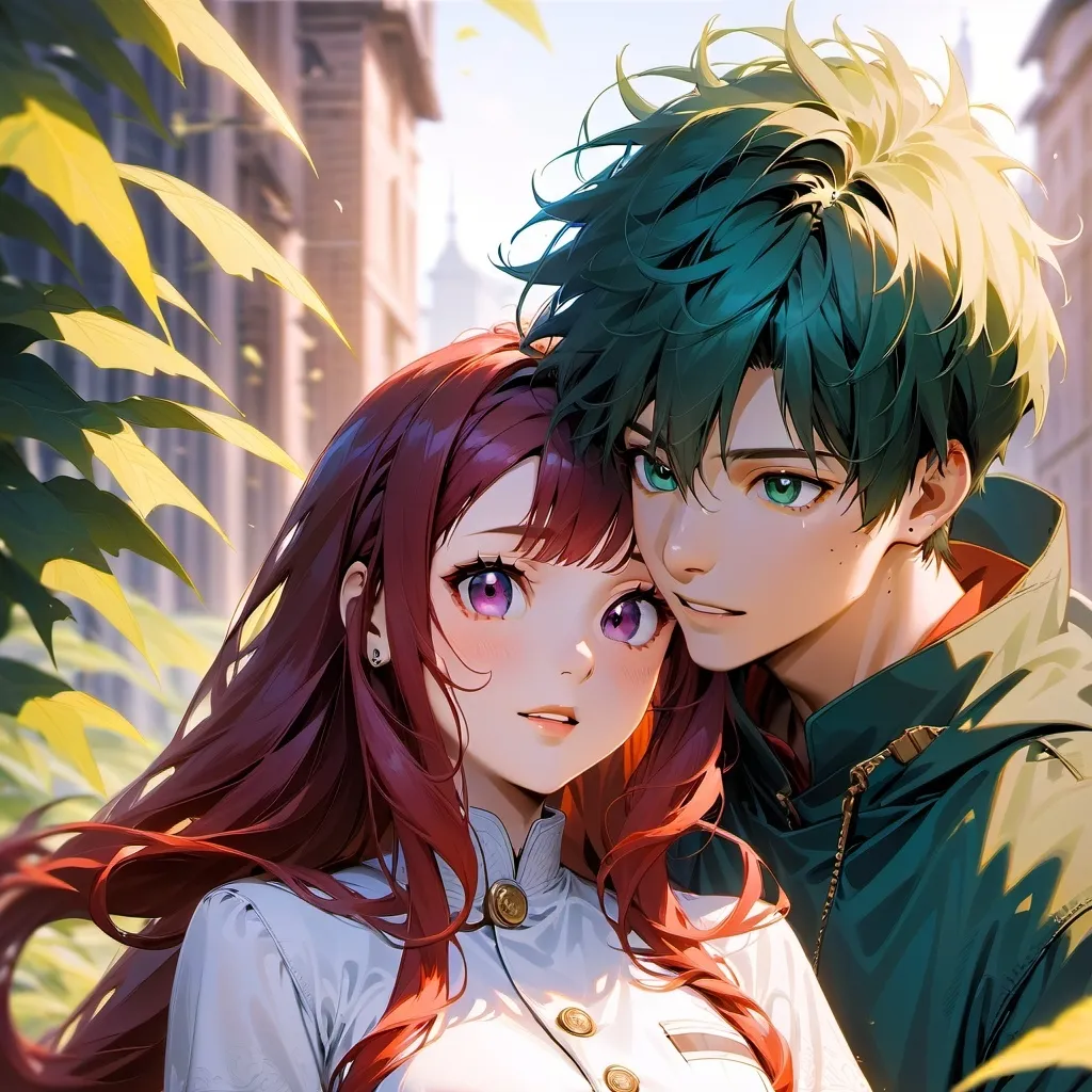 chat with ai character: uraraka y deku