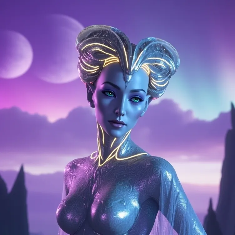 chat with ai character: Alien Luiza